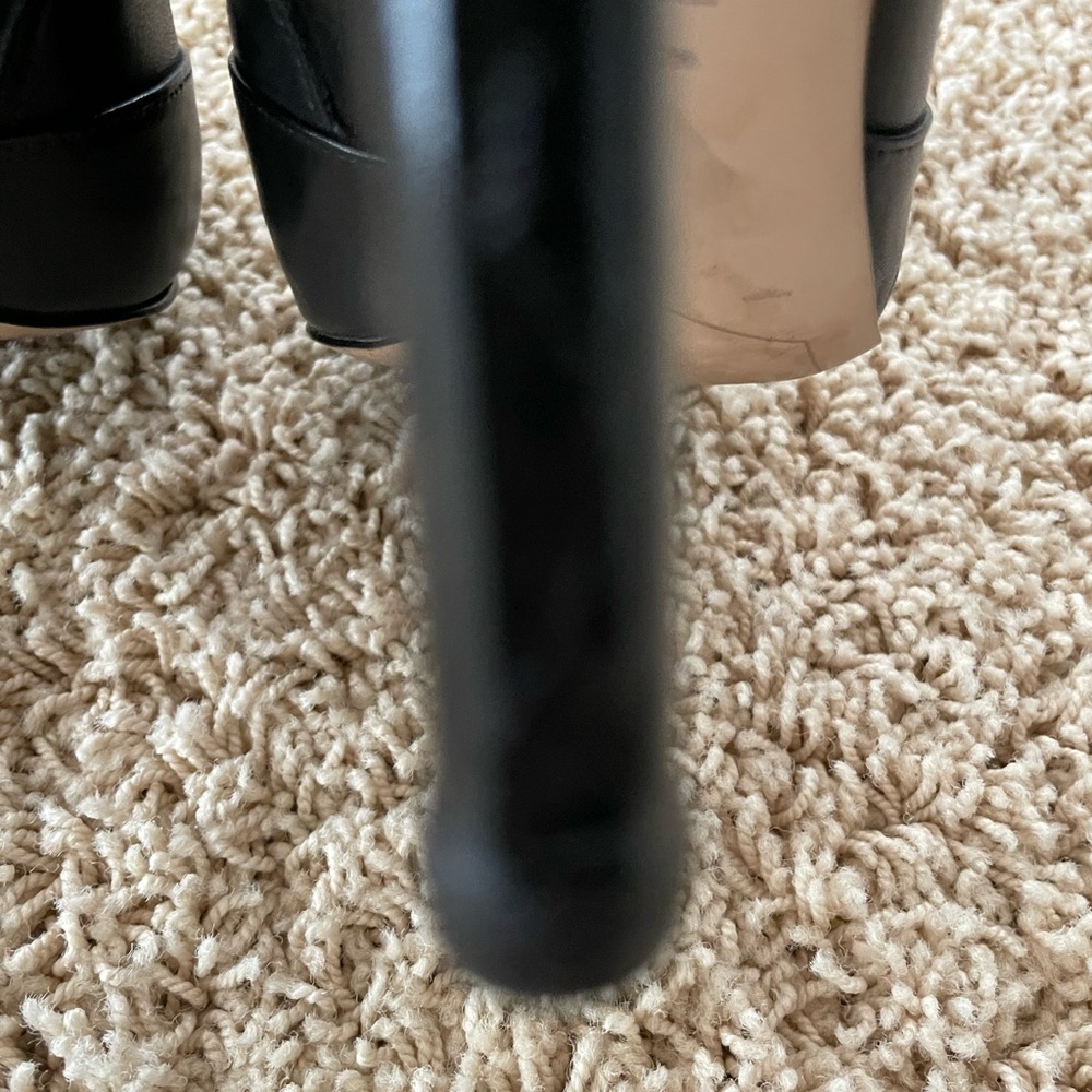 Same Edelman Pointy Toe Lace Up Bootie 7.5 Black - Picture 12 of 12